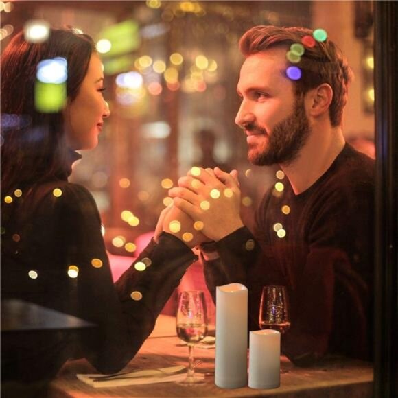 12pcs Flameless LED Candles Battery Operated with 10-Key Remote Timer, Outdoor - Picture 3 of 7